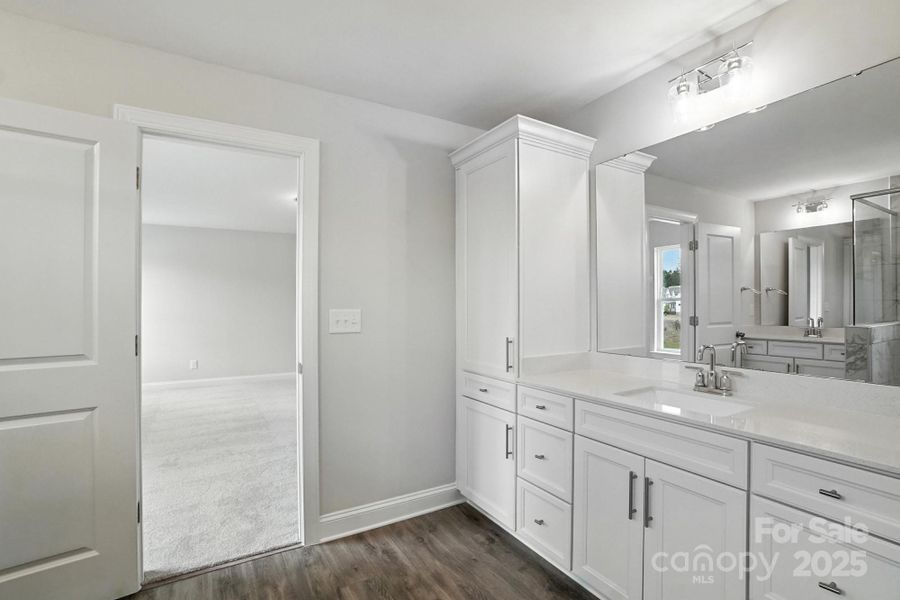 Furnished interior view inside a new home in Hampton Woods, Charlotte (Image 4).