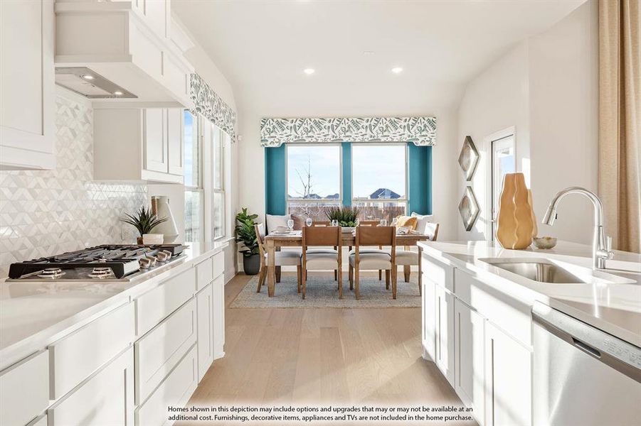 Furnished interior view inside a new home in ArrowBrooke, Aubrey (Image 27).