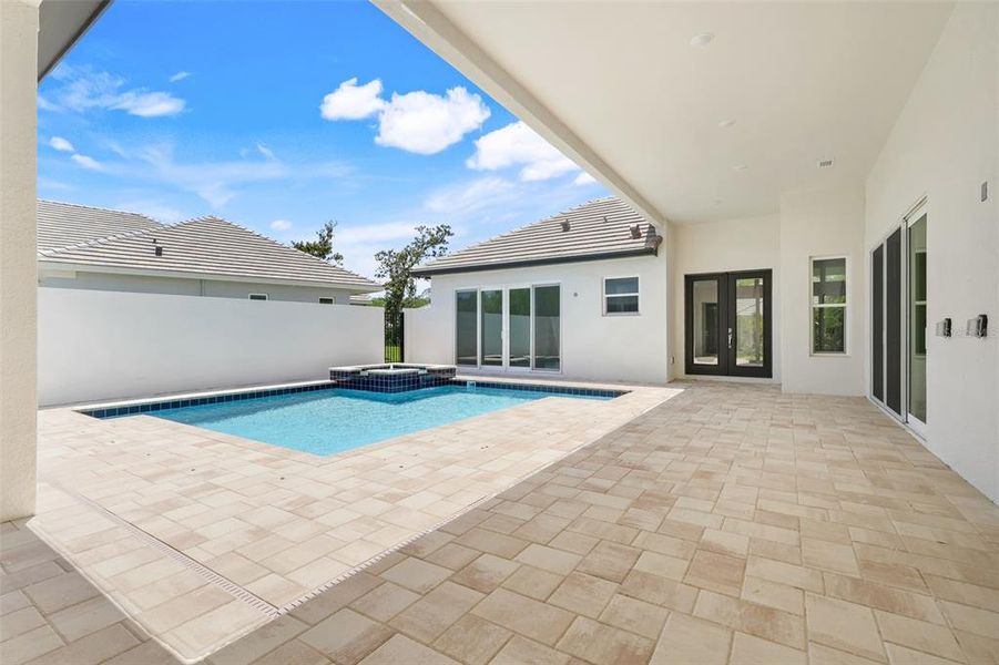 Exterior details and patio area of a home in Toscana, Palm Coast (Image 26).