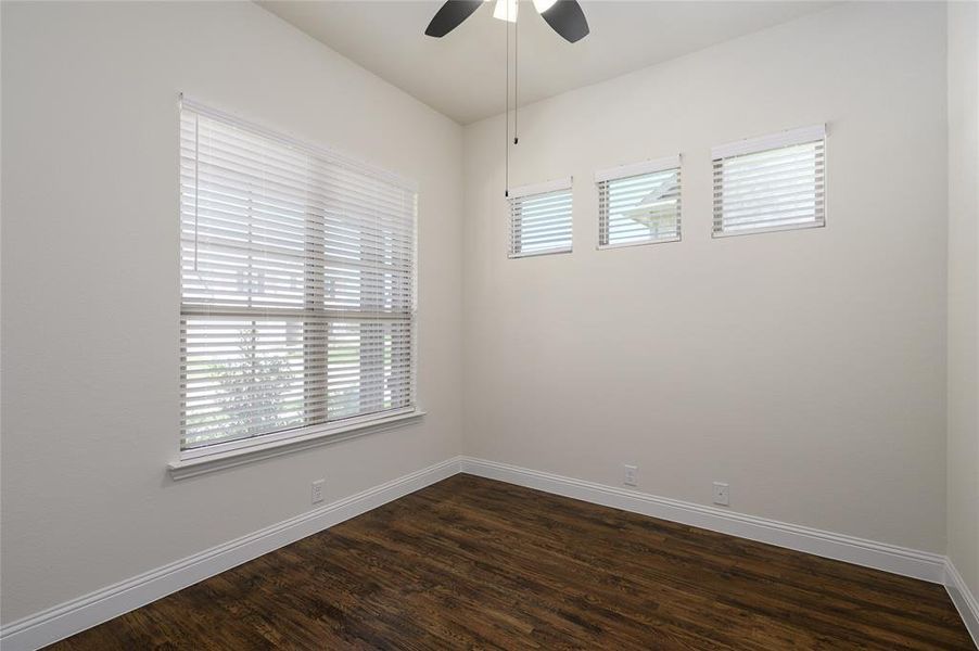 Spacious, unfurnished interior of a new home in Creekview Meadows, Pilot Point (Image 26). Spacious, unfurnished interior of a new home in Creekview Meadows, Pilot Point (Image 26).