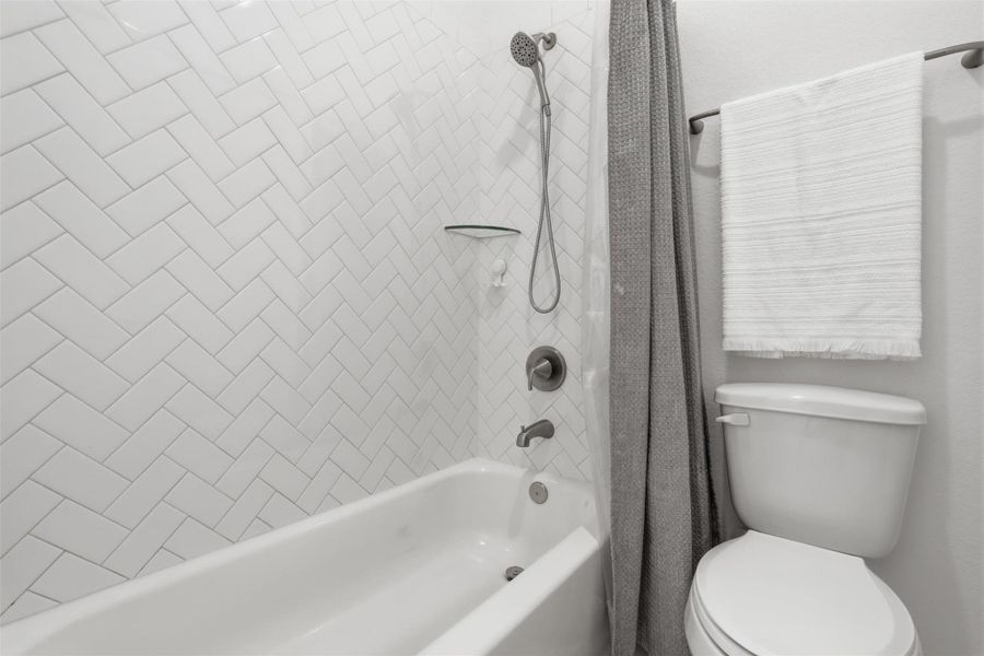 Furnished interior view inside a new home in Elyson, Katy (Image 19).