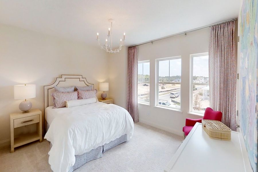 Representative furnished interior of a home built from the Sawyer by Riverside Homes in Mariposa at EverRange, Jacksonville (Image 84).