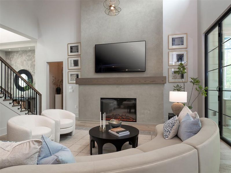 Furnished interior view inside a new home in Laureate Village, Newberry (Image 15). Furnished interior view inside a new home in Laureate Village, Newberry (Image 15).