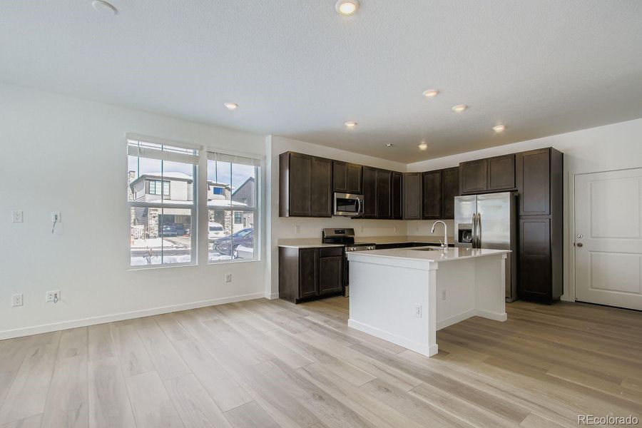 Furnished interior view inside a new home in Sterling Ranch: The Parkside Collection, Littleton (Image 8).