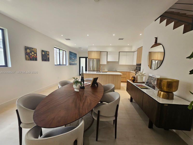 Furnished interior view inside a new home in , Miami (Image 14). Furnished interior view inside a new home in , Miami (Image 14).
