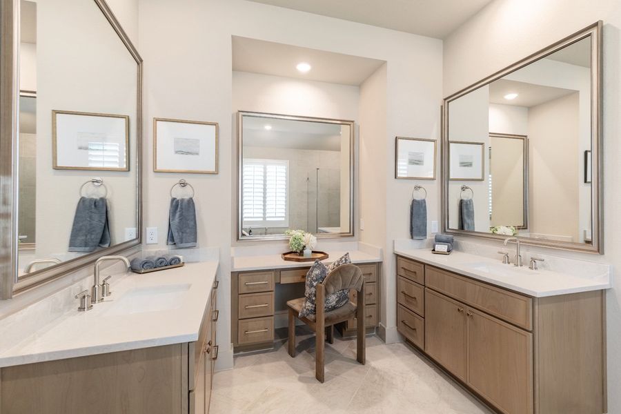 Representative Primary Bathroom - some options shown Representative Primary Bathroom - some options shown
