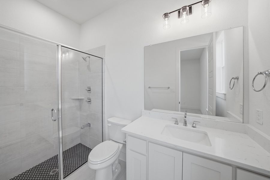 Furnished interior view inside a new home in Park Place - 80' Lots, Prosper (Image 6).