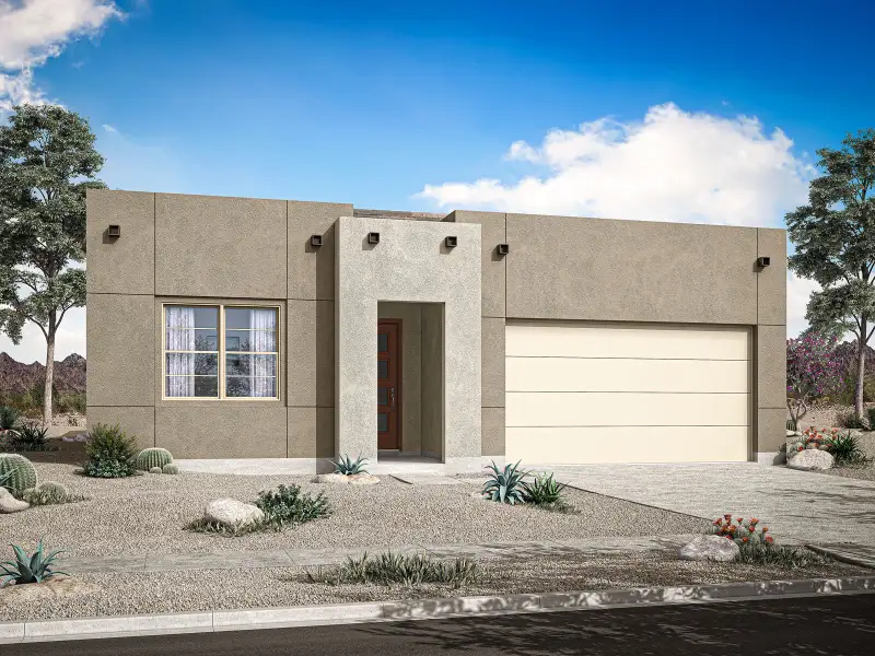 Representative exterior photo of a completed home built from the Azure by Mattamy Homes in White Tank Vistas, Waddell, AZ (Image 2). Representative exterior photo of a completed home built from the Azure by Mattamy Homes in White Tank Vistas, Waddell, AZ (Image 2).