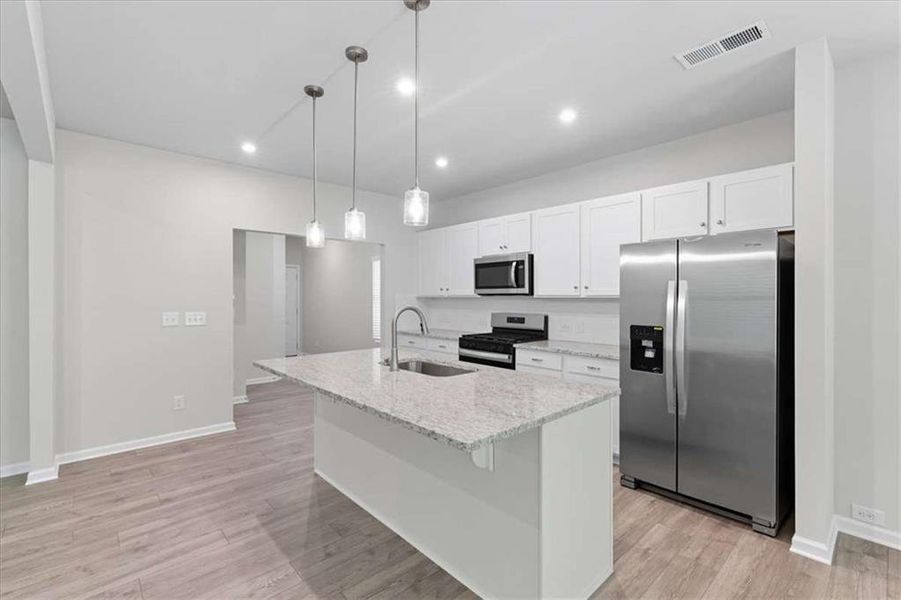 Furnished interior view inside a new home in Park Center Pointe, Austell (Image 5).