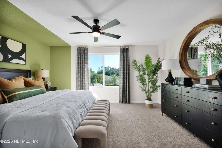 Furnished interior view inside a new home in Baxley Villas, Middleburg (Image 14).