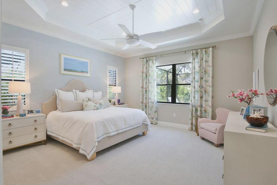 Furnished interior view inside a new home in Boca Royale Golf and Country Club at Wellen Park, Englewood (Image 6). Furnished interior view inside a new home in Boca Royale Golf and Country Club at Wellen Park, Englewood (Image 6).