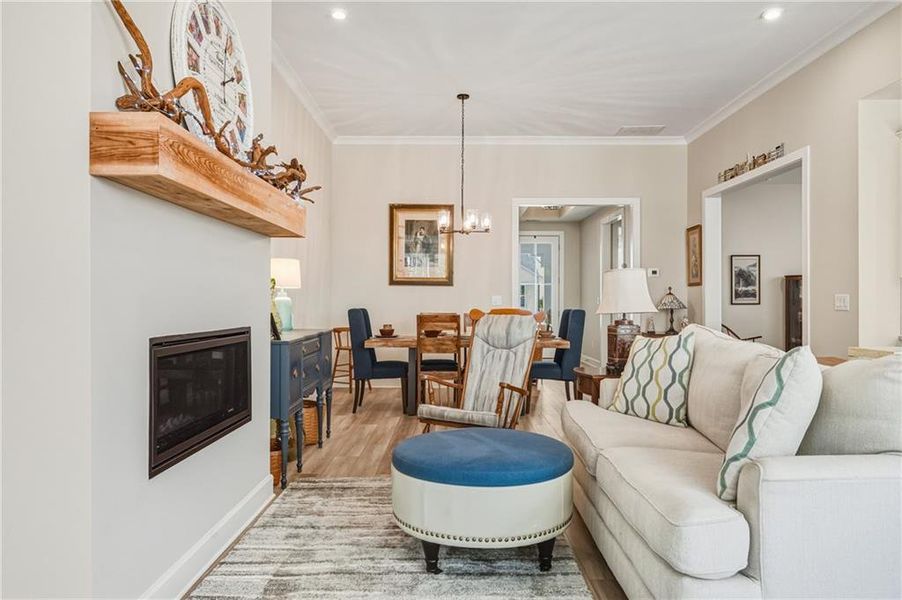 Furnished interior view inside a new home in , Hoschton (Image 29).