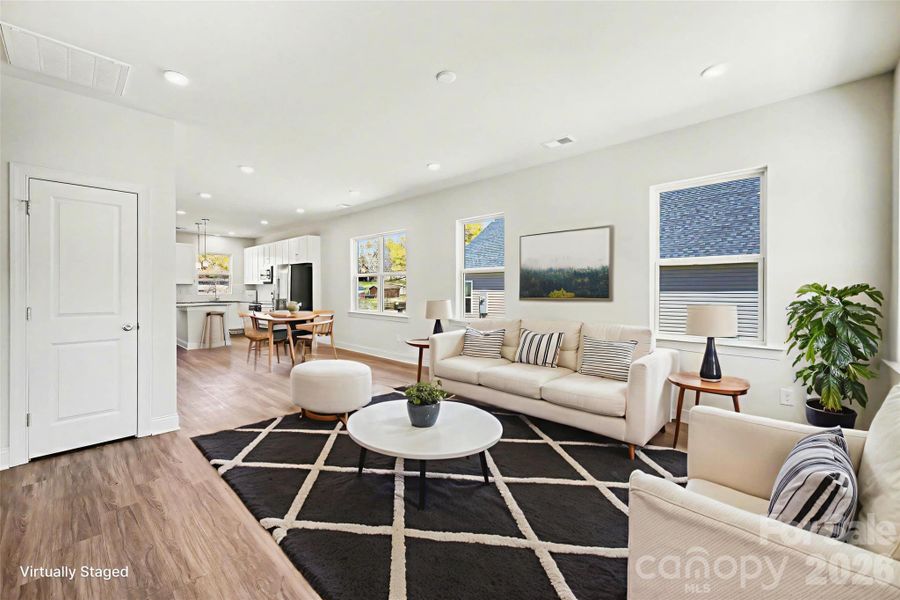 Furnished interior view inside a new home in , Gastonia (Image 8). Furnished interior view inside a new home in , Gastonia (Image 8).