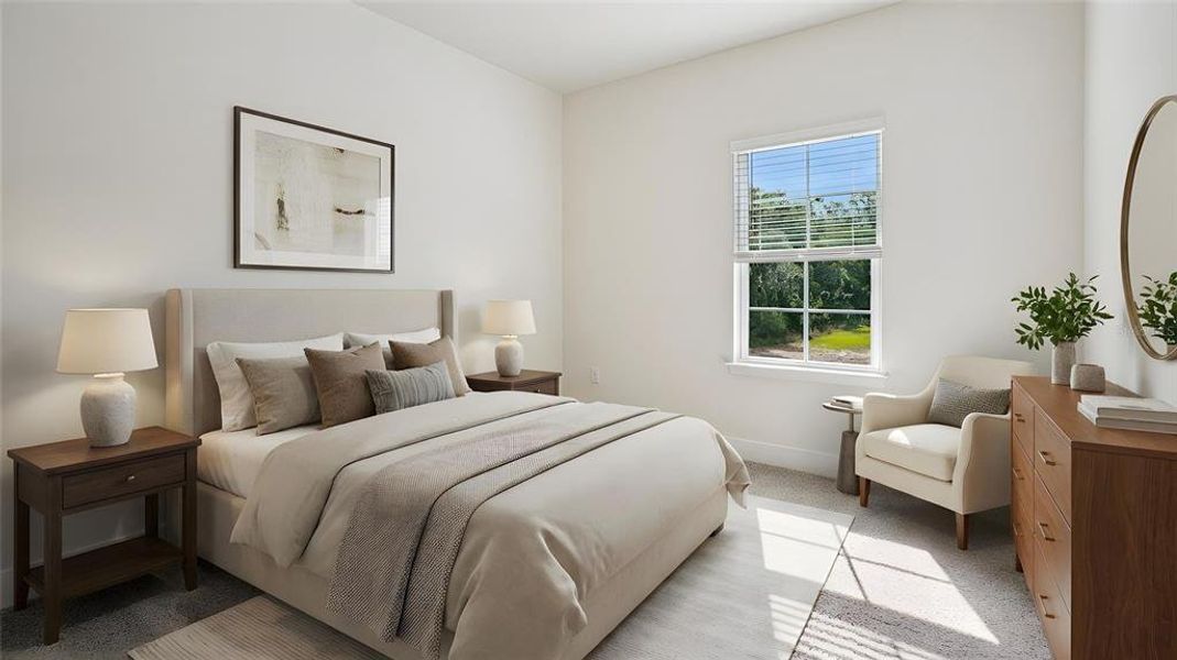 Furnished interior view inside a new home in Sandal Key, Weeki Wachee (Image 16).
