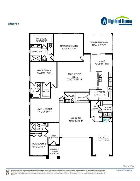Monroe - Home Layout
