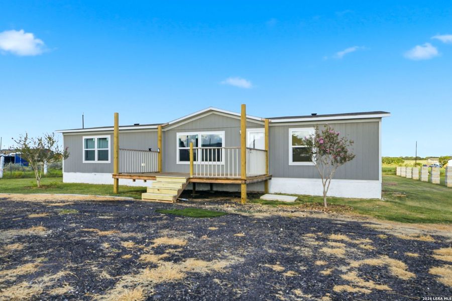 Exterior details and patio area of a home in , Atascosa (Image 26).