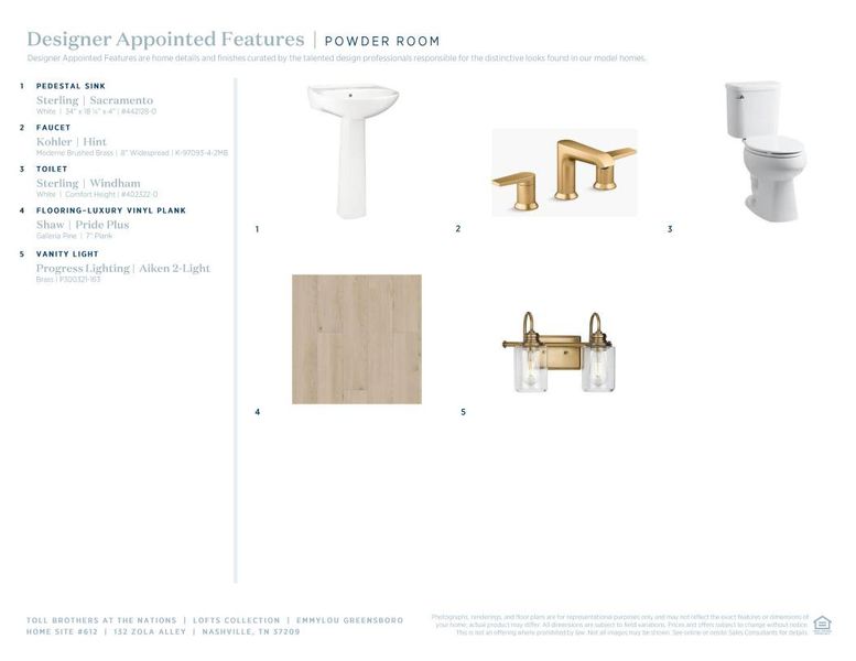 Sample of building materials used in homes in The Nations, Nashville (Image 11).