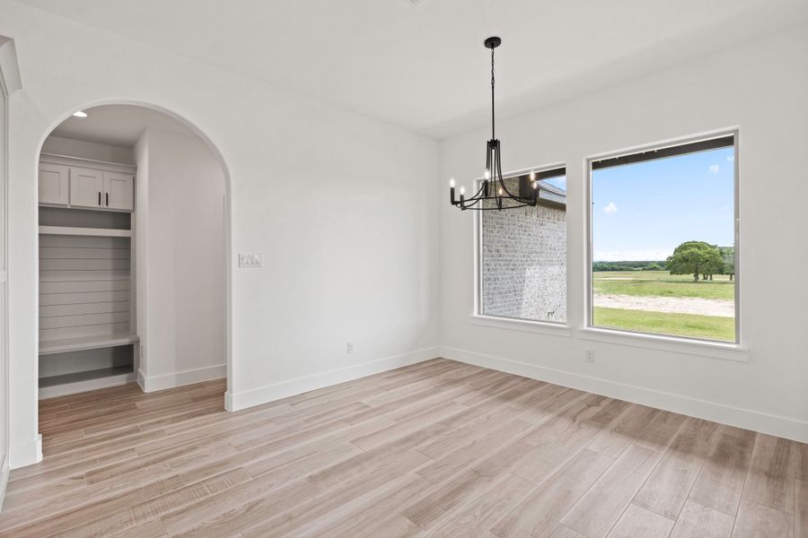 Spacious, unfurnished interior of a new home in Prairie Winds Estates, Poolville (Image 30). Spacious, unfurnished interior of a new home in Prairie Winds Estates, Poolville (Image 30).