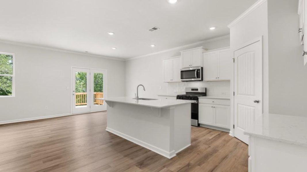 Furnished interior view inside a new home in Liberty Crossing, Braselton (Image 6).