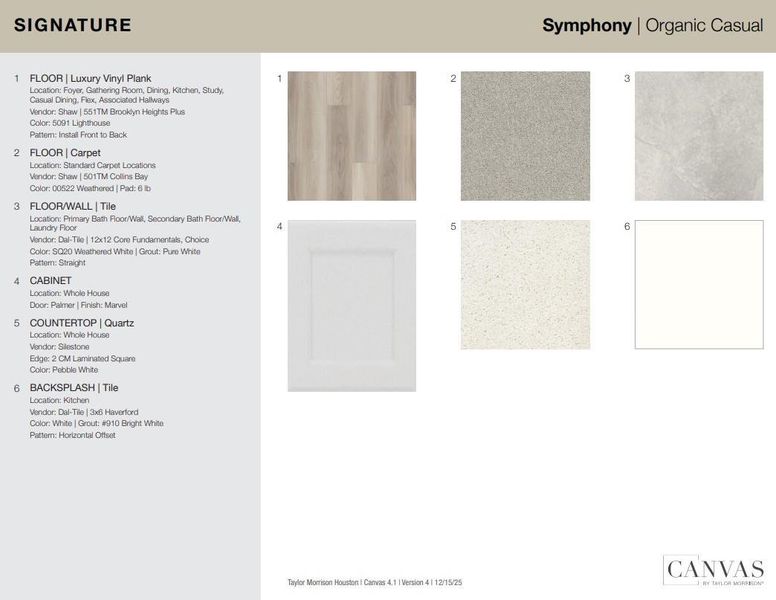 7206 Happiness Pass design selections! This home is currently under construction and selections are subject to change.