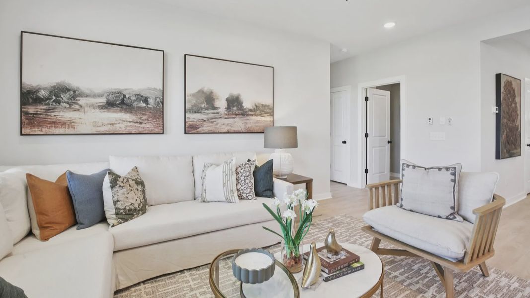 Furnished interior view inside a new home in Cottages of Bearwood, Mount Pleasant (Image 10).
