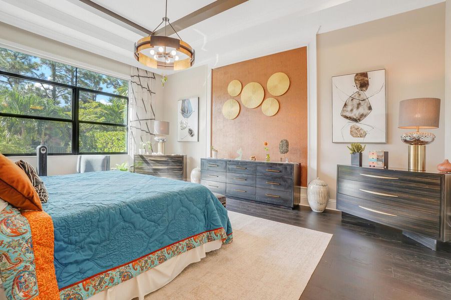 Furnished interior view inside a new home in Alton, Palm Beach Gardens (Image 14).