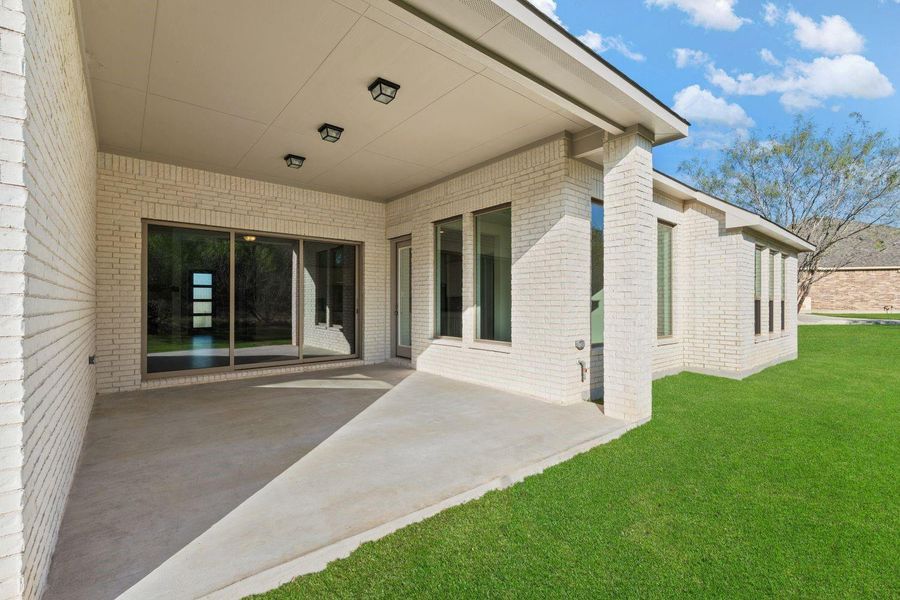 Rear Covered Patio