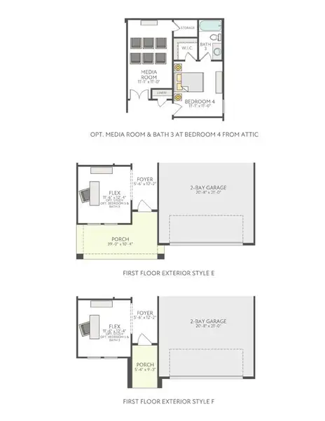 2D floor plan layout of this home in Heritage, Dripping Springs, TX (Image 3).