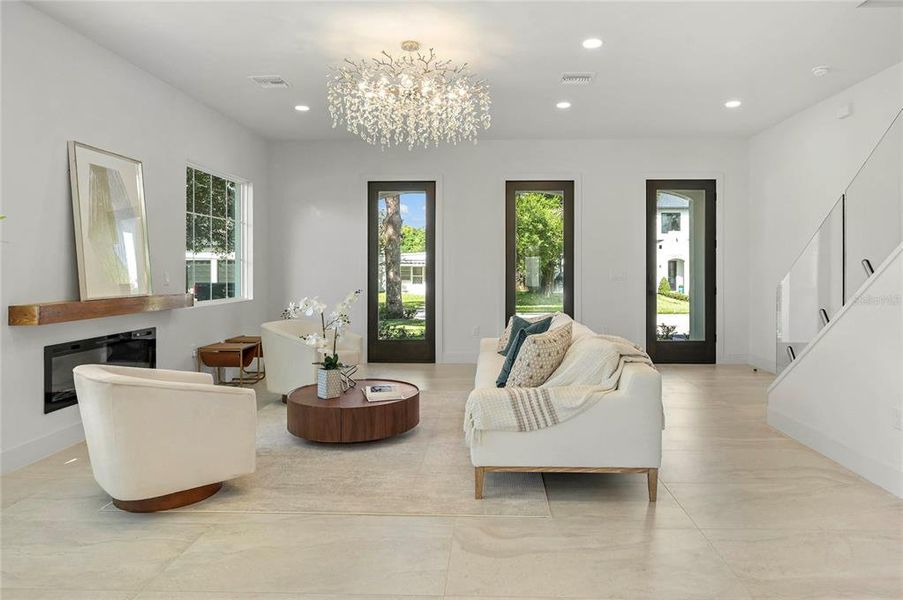 Furnished interior view inside a new home in , Winter Park (Image 43).