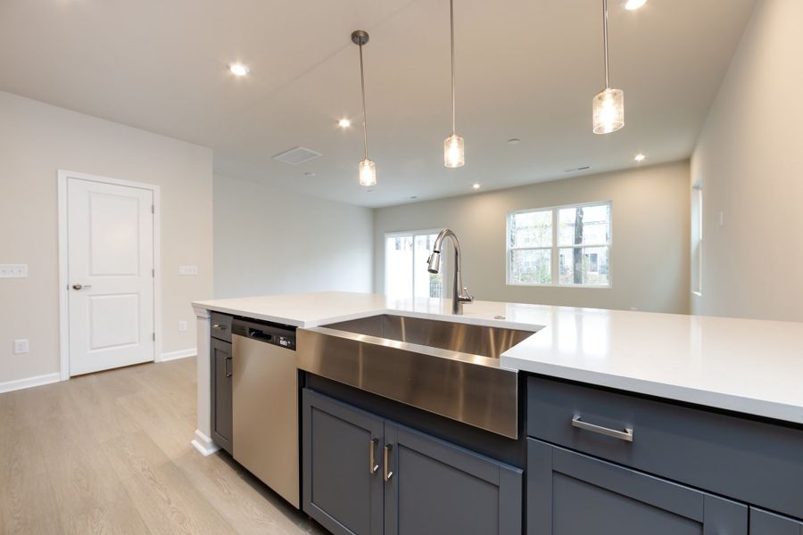 Furnished interior view inside a new home in Fifteen 15 Cannon, Charlotte (Image 11).