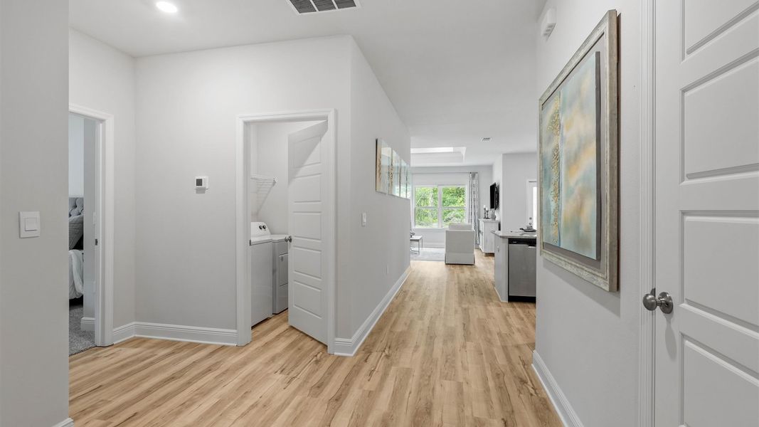 Furnished interior view inside a new home in Pine Dove Estates, Tallahassee (Image 4).