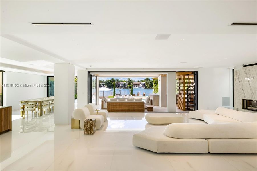 Furnished interior view inside a new home in , Miami Beach (Image 7). Furnished interior view inside a new home in , Miami Beach (Image 7).