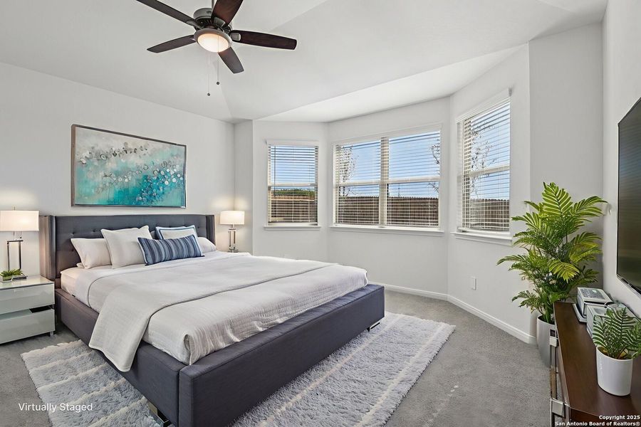 Furnished interior view inside a new home in Royal Crest, San Antonio (Image 11). Furnished interior view inside a new home in Royal Crest, San Antonio (Image 11).