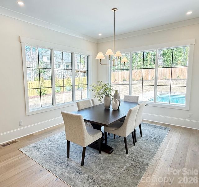 Furnished interior view inside a new home in , Charlotte (Image 5).