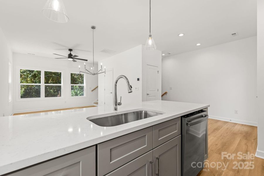 Furnished interior view inside a new home in , Charlotte (Image 7). Furnished interior view inside a new home in , Charlotte (Image 7).