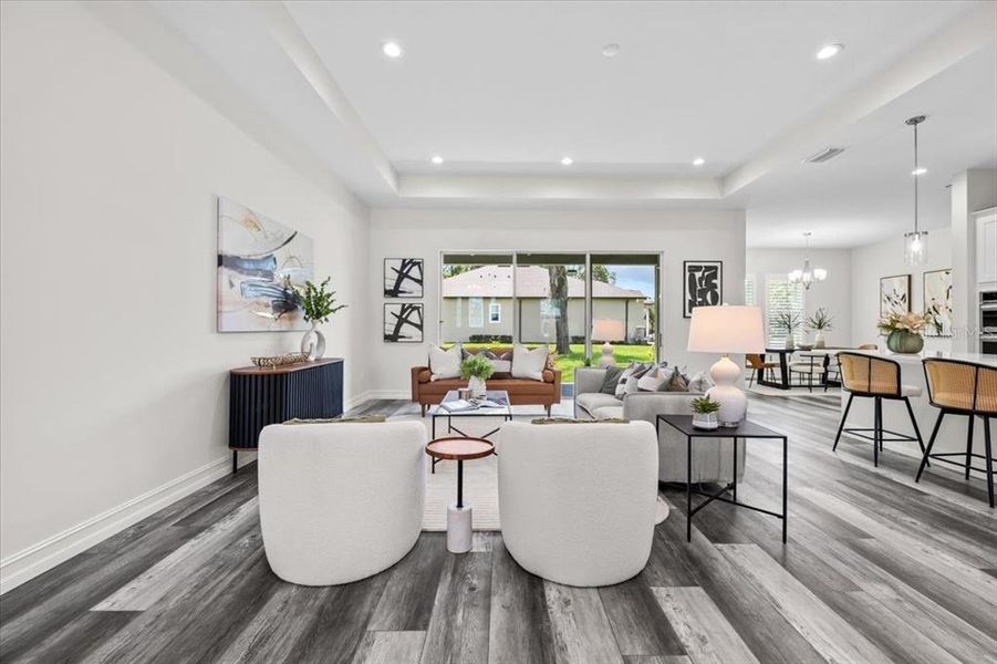 Furnished interior view inside a new home in , Lecanto (Image 3).