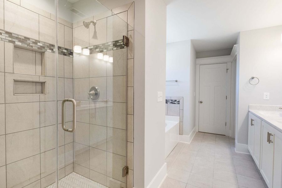 Frameless Tile Shower Option