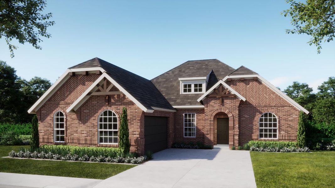 Elevation C | Concept 2404 at Myrtle Creek in Waxahachie, TX by Landsea Homes Elevation C | Concept 2404 at Myrtle Creek in Waxahachie, TX by Landsea Homes