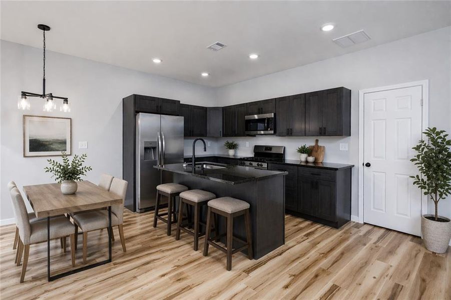 Furnished interior view inside a new home in , Ellijay (Image 13). Furnished interior view inside a new home in , Ellijay (Image 13).