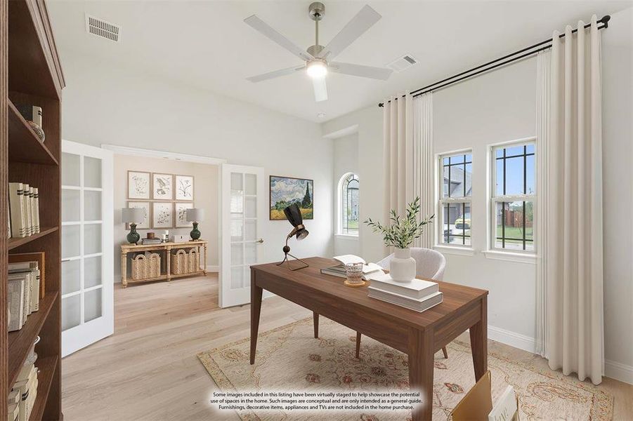 Furnished interior view inside a new home in Hampton Park, Glenn Heights (Image 4).