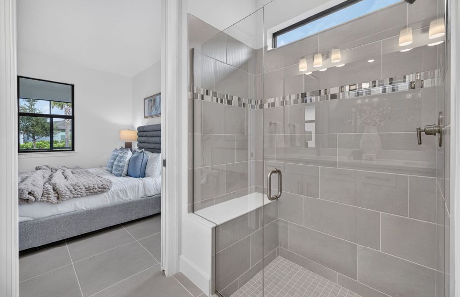 Furnished interior view inside a new home in Arbor Oaks, North Port (Image 9).