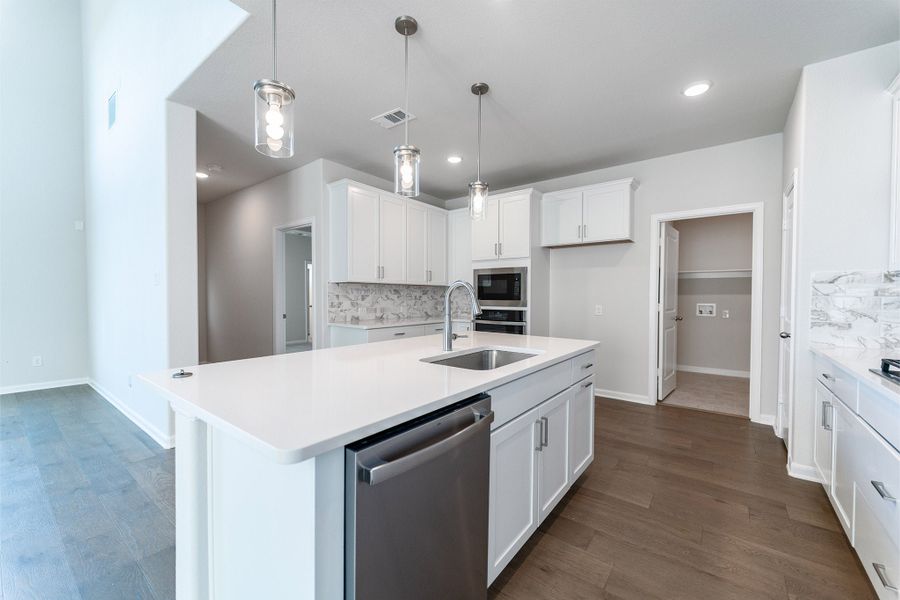 Furnished interior view inside a new home in Westridge, McKinney (Image 5).