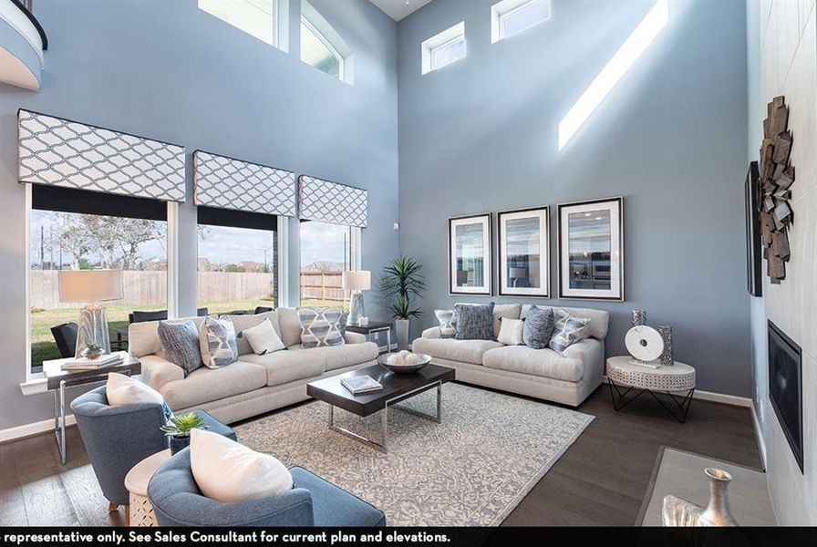Furnished interior view inside a new home in Green Meadows, Celina (Image 6).