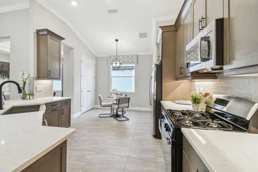 Representative furnished interior of a home built from the Sweetwater by William Ryan Homes in The Sanctuary – Resort Collection, Punta Gorda (Image 13).