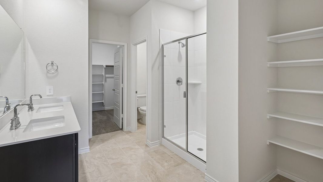 Furnished interior view inside a new home in Silverado, Aubrey (Image 6).