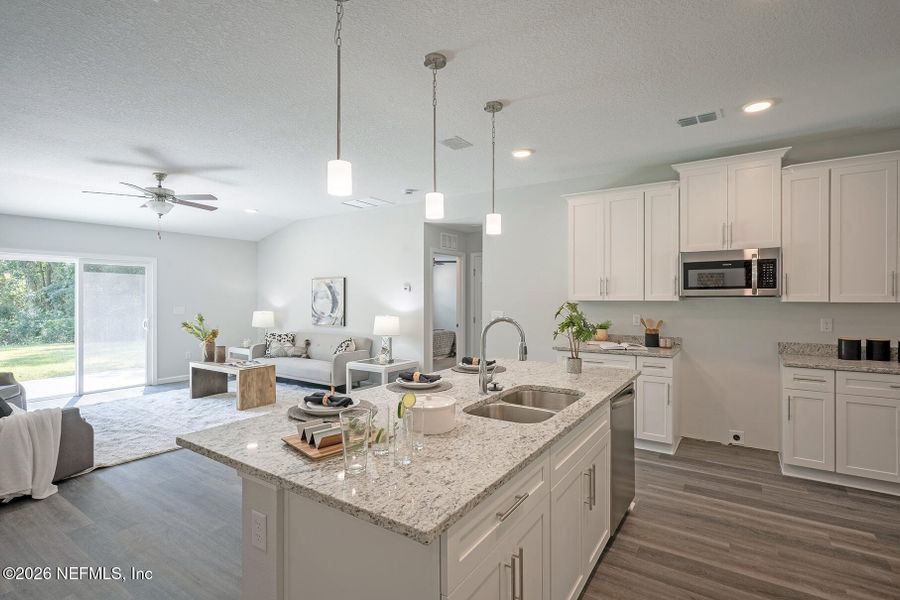 Furnished interior view inside a new home in , Jacksonville (Image 25).