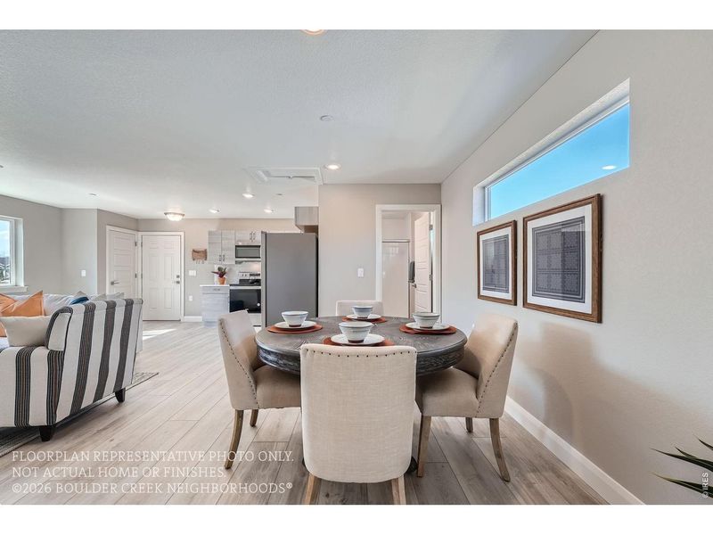Furnished interior view inside a new home in , Boulder (Image 20).