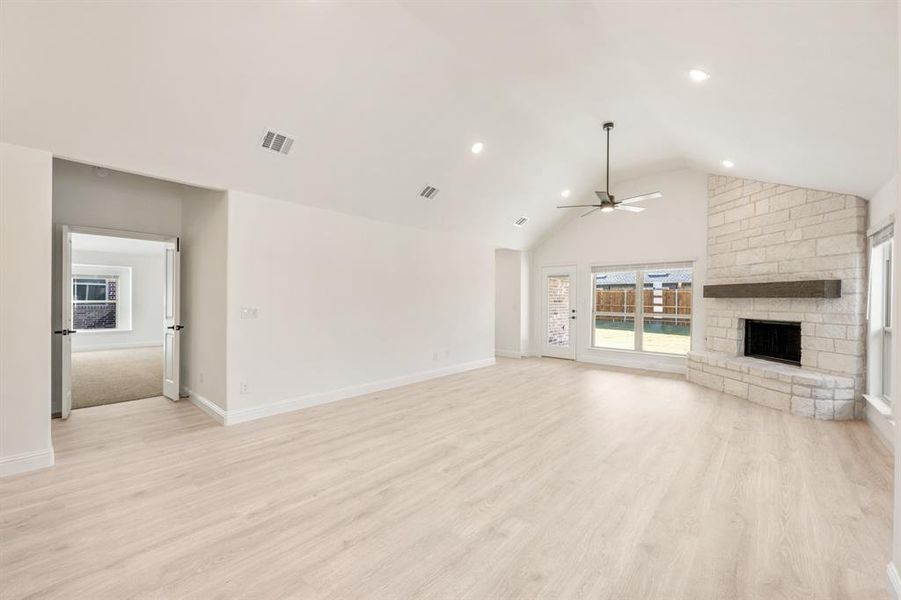 Spacious, unfurnished interior of a new home in Meadow Vista 60-65, Anna (Image 22). Spacious, unfurnished interior of a new home in Meadow Vista 60-65, Anna (Image 22).