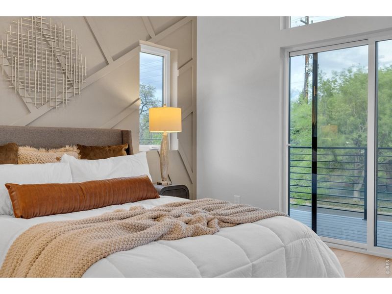 Furnished interior view inside a new home in , Denver (Image 34).
