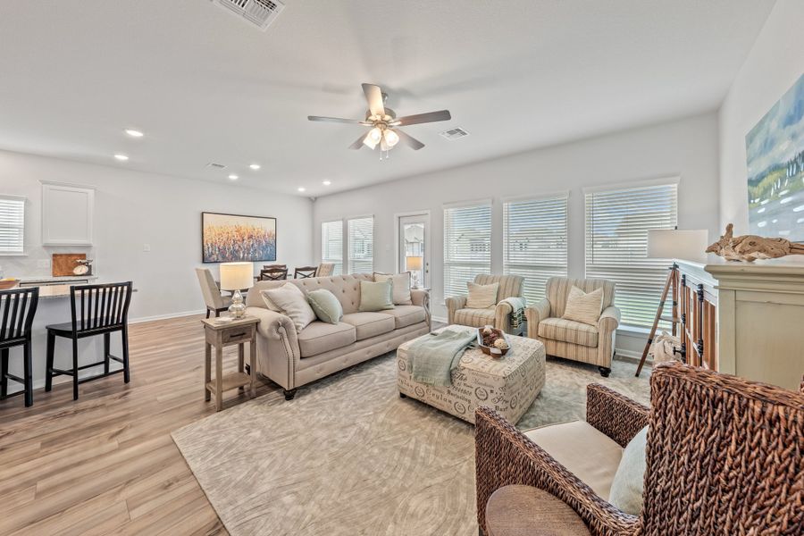 Furnished interior view inside a new home in Three Creeks, Belton (Image 6).